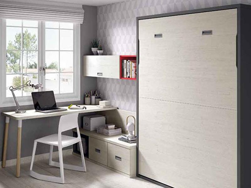 giuong gap thong minh ket hop ban lam viec