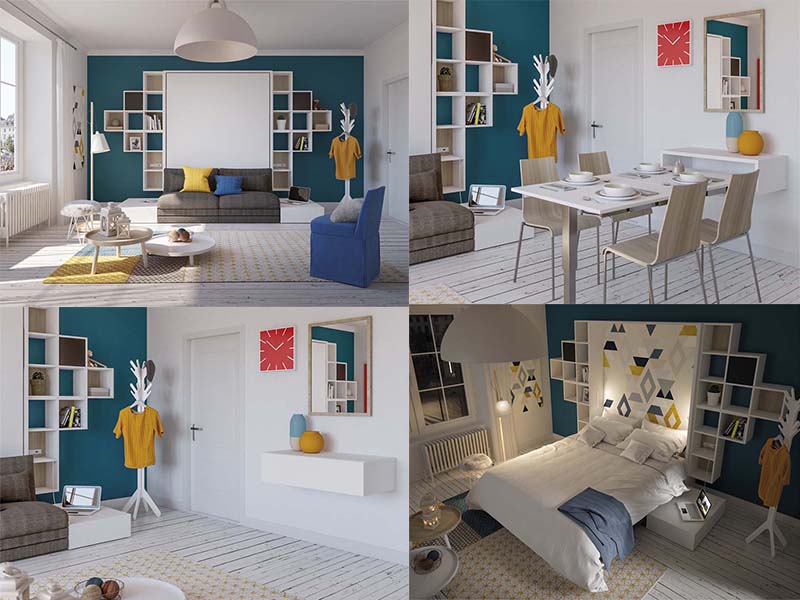 mau giuong thong minh ket hop sofa 17