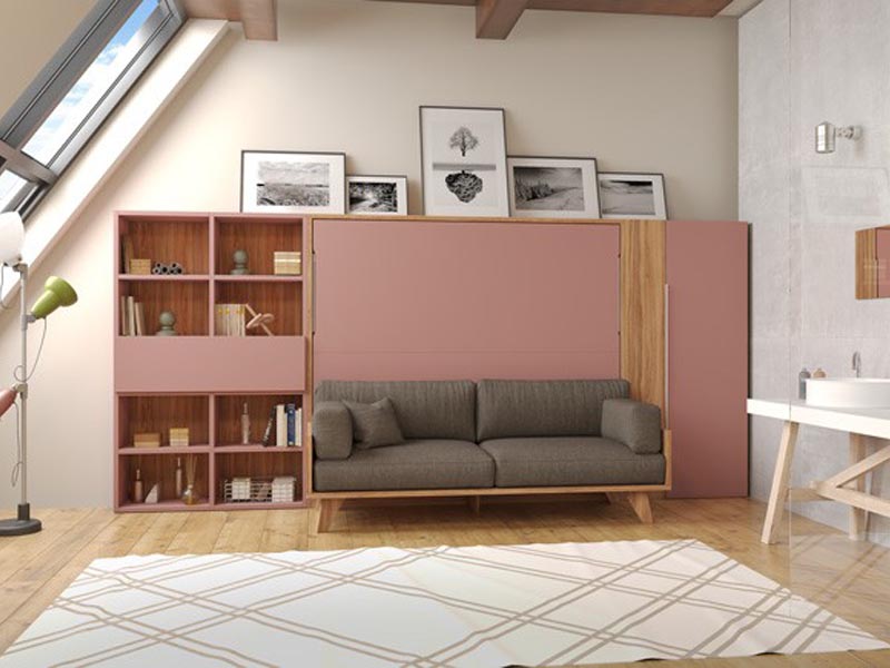 giuong gap thong minh lam tu go soi