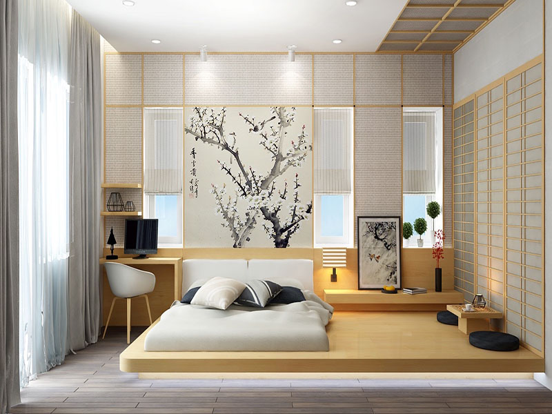 japanese minimalist bedroom decor