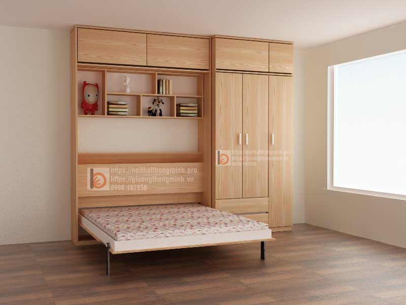 giường thông minh gỗ công nghiệp có bền không?