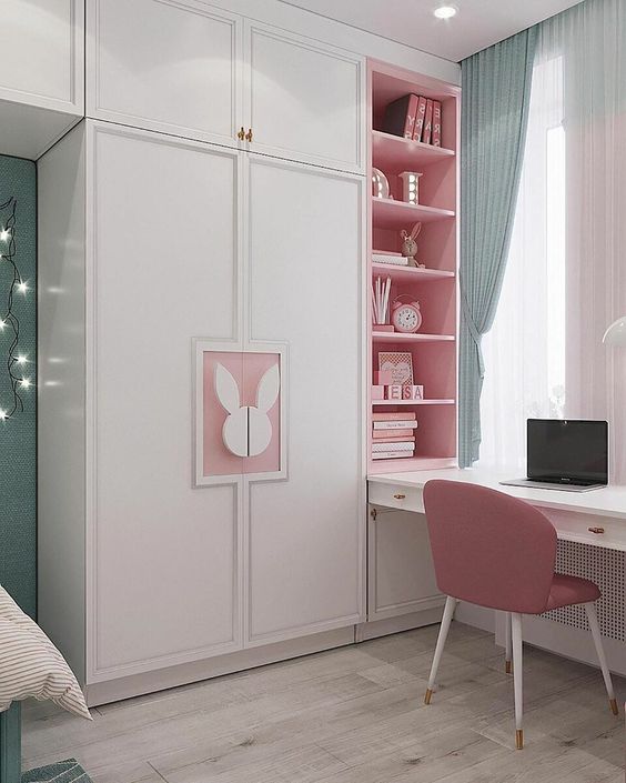 Mẫu tủ quần áo bé gái đẹp 3